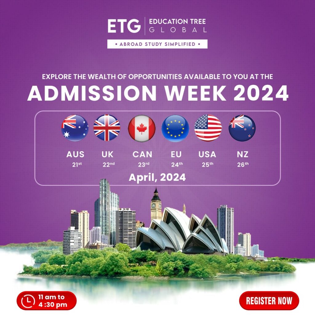 ETG Admission Week 2024