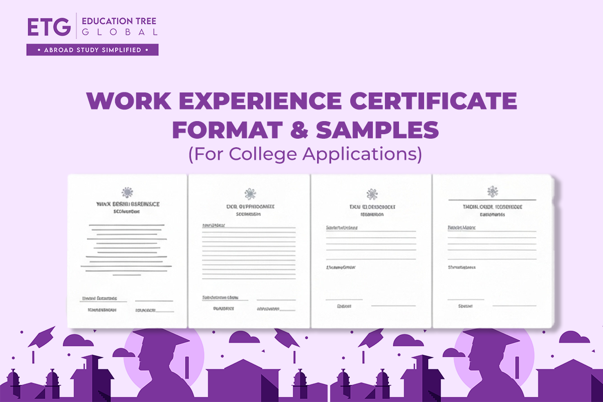 Work Experience Certificate Format & Samples